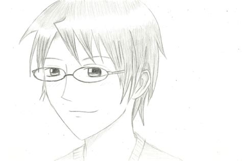 Anime Guy With Glasses By Krqy On Deviantart