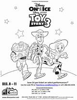 Coloring Ice Toy Story Disney Pages Presents Sheet sketch template