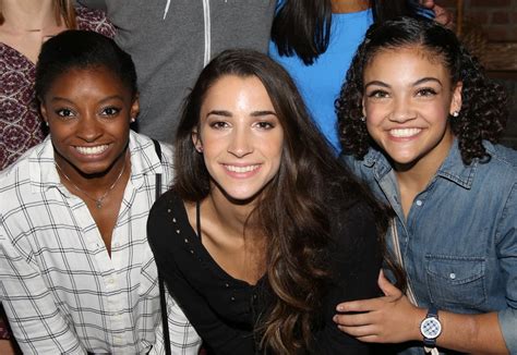 Simone Biles And Final Five At Hamilton Play In Nyc 2016