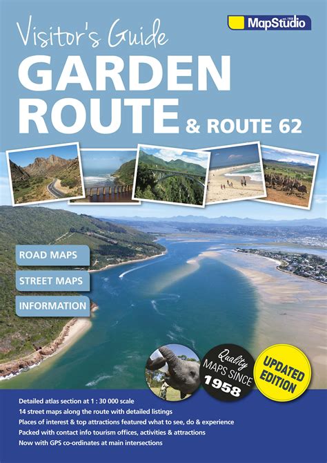 visitors guide garden route route  mapstudio