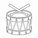 Drum Drawing Coloring Drums Toy Line Christmas Outline Clipart Pages Toys Coloringpages Drawings Color Printable Music Kids Getdrawings Library Print sketch template