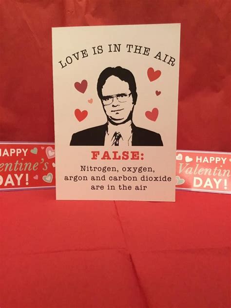 The Office Inspired Valentine S Day Card Etsy The Office Valentines
