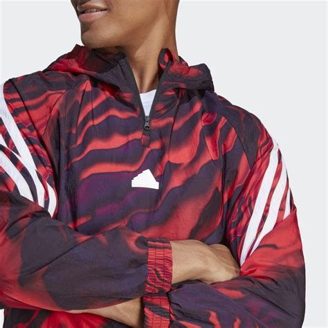 adidas future icons allover print hoodie red adidas uae