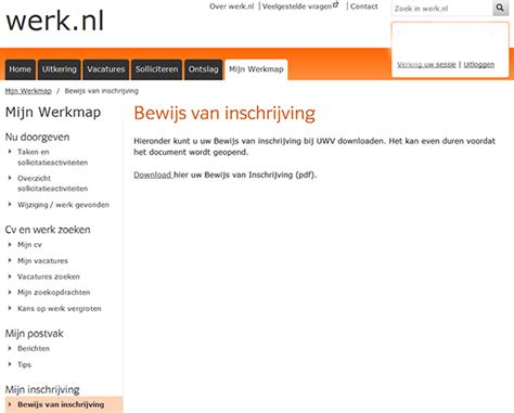 werkmap gebruiken werknl