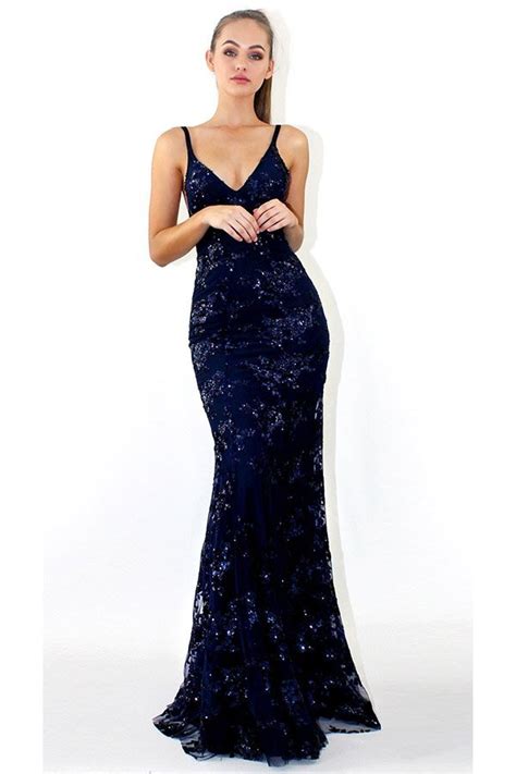 hualong sexy strap long blue sequin prom dresses online store for women sexy dresses