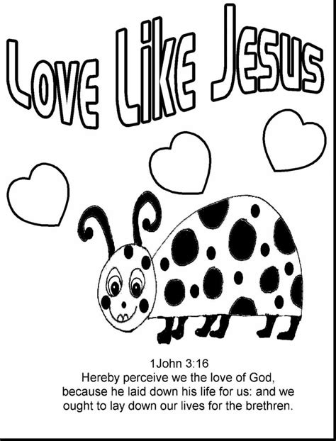 jesus loves  coloring page  getcoloringscom  printable