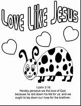 Loves Jesus Coloring Color Pages Printable Getcolorings Print Getdrawings sketch template