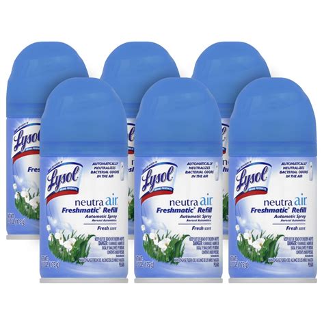 lysol neutra air freshmatic  refills automatic spray fresh scent xoz  ebay