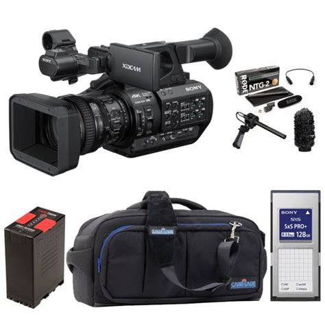 sony pxw   handheld camcorder package