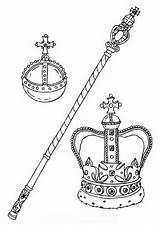 Regalia Crown Elizabeth Jubilee Coronation Activityvillage 90th Sovereign Recent sketch template
