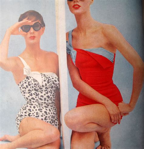 Love Fashion Love Vintage Vintage Swimsuits Vogue 1955