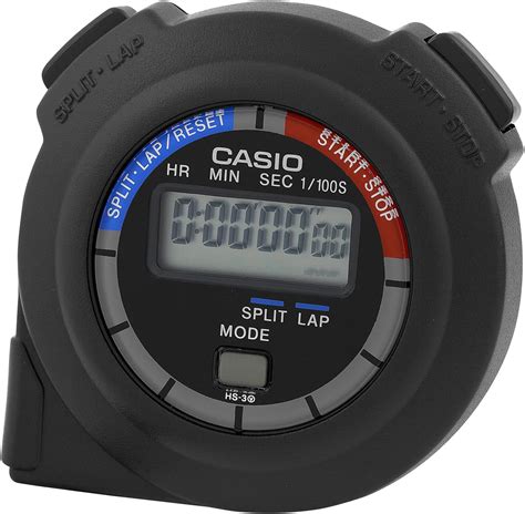 casio handheld stopwatch timer model hs   amazoncouk sports