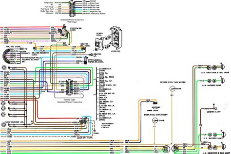 chevy  wiring diagram wiring draw  schematic