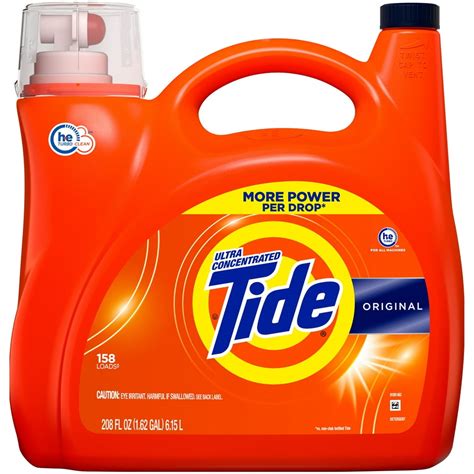 tide ultra concentrated liquid laundry detergent original  fl oz