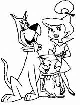 Jetsons Coloring Pages Astro Elroy Dog Judy Family Jetson Drawings Colouring Os Flinstones Cartoons Books Hanna Barbera Tv Cartoon Sheets sketch template