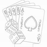 Dice Gamble Outline Cnc Sketches Lifes 3bee sketch template