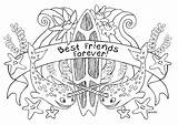 Coloring Pages Friend Bff Friends Forever Girls Quotes Ocean Friendship Kids Adults Printable Color Book Teenage Quotesgram Getcolorings Popular Quote sketch template