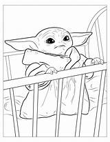 Yoda Coloring Baby Pages Kids Book Wars Star Starwars Grogu Color Crib Printable Sheets Use Print Disney Adults Mandalorian Popular sketch template