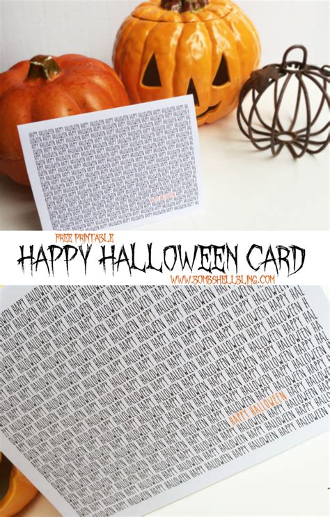 printable happy halloween card