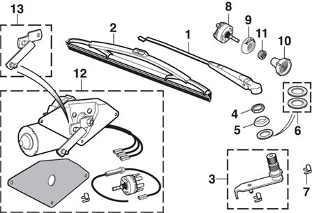 windshield wiper components