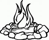 Pit Fire Clipart Clipartmag sketch template