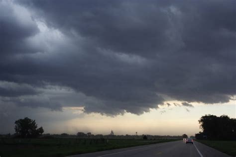 microburst storm damage photographs photography  pictures clouds