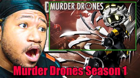 murder drones season  trailer reaction youtube