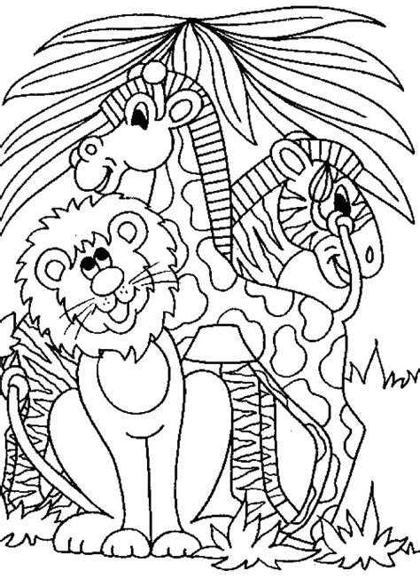 jungle coloring pages  coloring kids jungle coloring pages