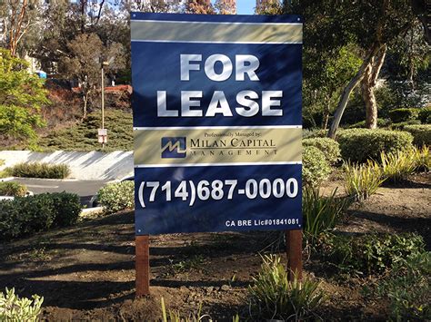 commercial property  lease signs  orange county ca sign news