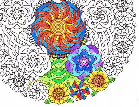 summer mandala coloring pages png  file