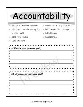 character building activities  character education values tpt