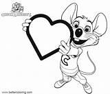 Cheese Coloring Chuck Pages Valentines Kids Printable Color sketch template