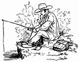 Fisherman Coloring Pages Victorian Printable Drawing His Getcolorings Drawings Template Print Getdrawings Era Sketch sketch template