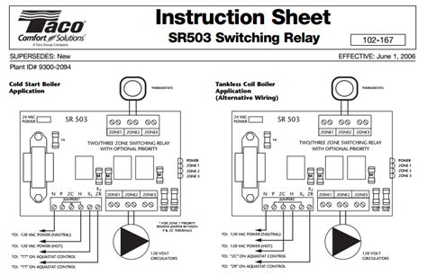 taco zone valve control wiring diagram wiring diagram