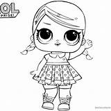 Lol Coloring Pages Surprise Doll Mermaid Printable Super Dolls Kids Bb Baby Glitter Merbaby Visit Bettercoloring sketch template