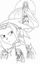 Shaman King Coloring Pages Wonder sketch template