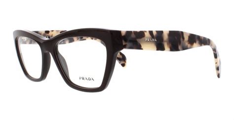 new prada eyeglasses pr 14qv col tfn1o1 size 53 mm dc s health