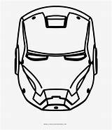 Iron Man Coloring Drawing Face Transparent Clipartmag Nicepng sketch template