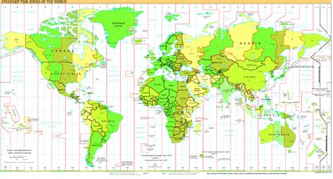 time zone map mappery
