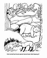 Coloring Pages Earth Habitats Natural Ecology Habitat Protect Forest Drawing Sheets Animal Plains Great Colouring Honkingdonkey Animals Kids Activity Print sketch template