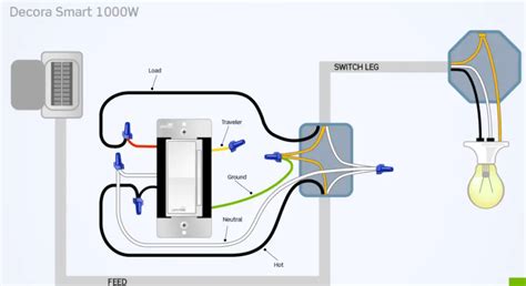 leviton   lighted switch wiring diagram