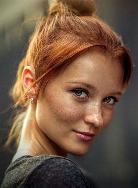 ruivas red haired beauty beautiful freckles red hair woman