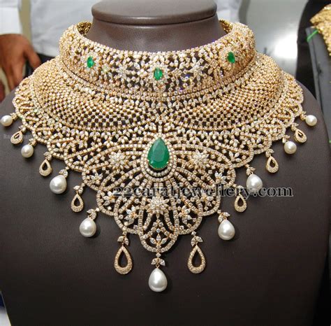 kirtilals large diamond necklace jewellery designs