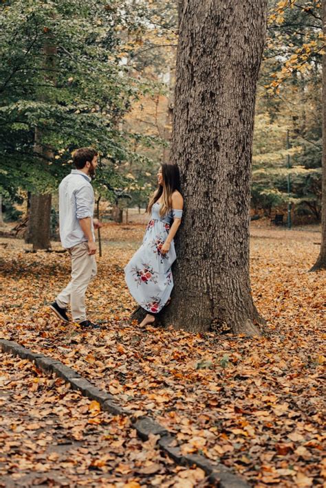 fall leaves engagement shoot popsugar love and sex photo 34