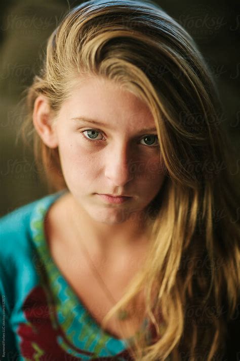 portrait  young teen girl  raymond forbes llc