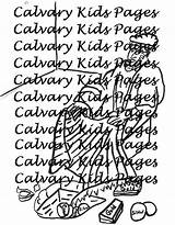 Coloring Pages Story Book Achan Kids Calvary School Creation Sunday Clipart Lessons Getcolorings Plunder Hides Bible Getdrawings Sin sketch template