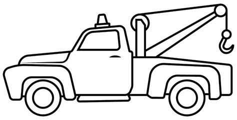 high detailed tow truck coloring sheets  boys coloring pages