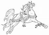 Coloring Pages Breyer Print Library Clipart Horses Horse sketch template