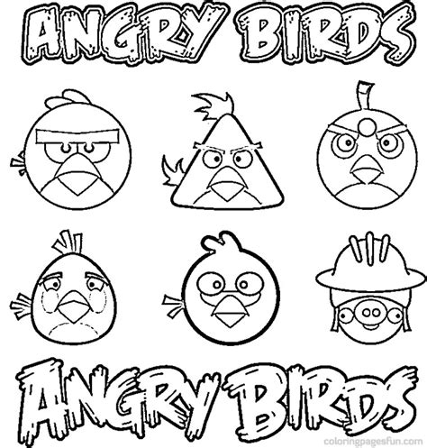 angry birds coloring pages  coloring kids coloring kids