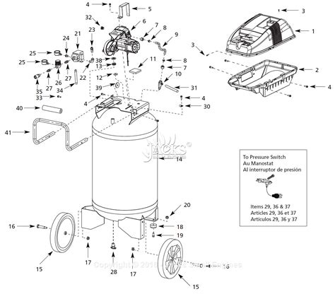 campbell hausfeld wl parts diagram  air compressor parts
